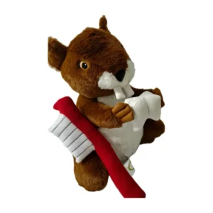 Écureuil en peluche 35cm x 35cm