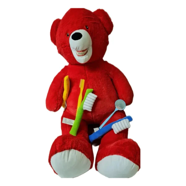 Ours en peluche 155cm x 60cm avec accessoires