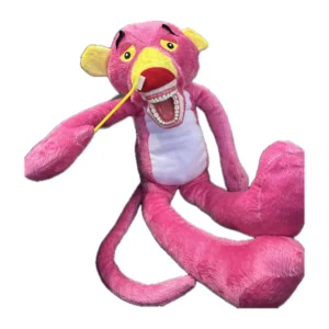 Panthère Rose en peluche 120cm x 20cm