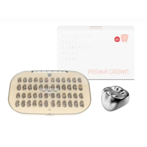 Kit de couronnes en acier chromé Adulte (96 pièces)